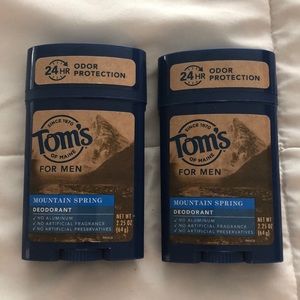 Tom’s Odor Protection Deodorant For Men Set of 2
